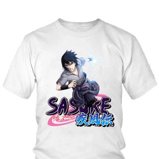 Áo thun Nam Naruto Sasuke Uchiha Anime Mẫu 14