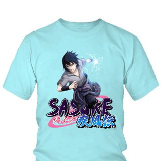 Áo thun Nam Naruto Sasuke Uchiha Anime Mẫu 14