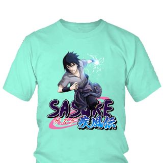Áo thun Nam Naruto Sasuke Uchiha Anime Mẫu 14