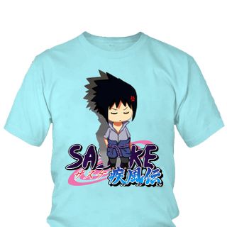 Áo thun Nam Naruto Sasuke Uchiha Anime Mẫu 2