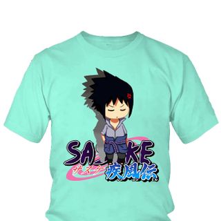 Áo thun Nam Naruto Sasuke Uchiha Anime Mẫu 2