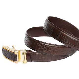 Thắt lưng da cá sấu liền da bụng