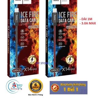 Cáp Sạc Lighning Hoco X14MAX 1m Iphone/Ipad