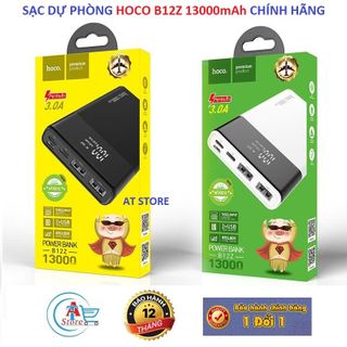 Pin Sạc Dự Phòng Hoco B12Z 13000mAh Màn hình LCD Hiển Thị