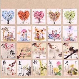 móc dán chịu lực 3D GIAO MÀU HÌNH NGẪU NHIÊN