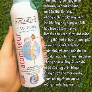 xịt khoáng cô gái