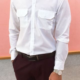 ÁO SƠ MI NAM CỔ TRỤ