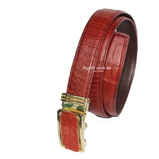 Thắt lưng da cá sấu liền da bụng