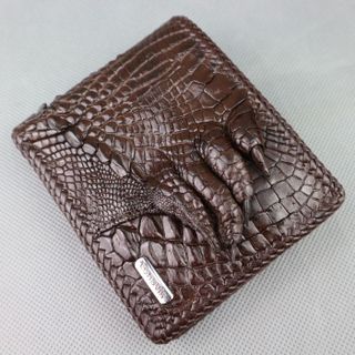 Ví Nam Da Cá Sấu Đan Viên Bàn Chân CW03D-02M Giá Sỉ Tại Nhà Xưởng Sản Xuất Konavis