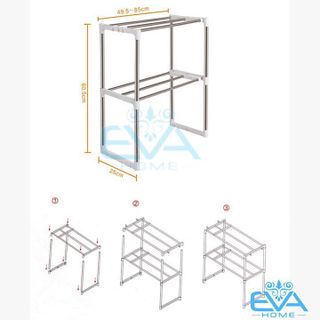 Kệ Để Lò Vi Sóng 2 Tầng Co Giãn Tiện Dụng