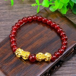 chuỗi đeo tay phong thủy đẹp mix tỳ hưu