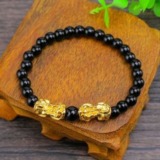 chuỗi đeo tay phong thủy đẹp mix tỳ hưu