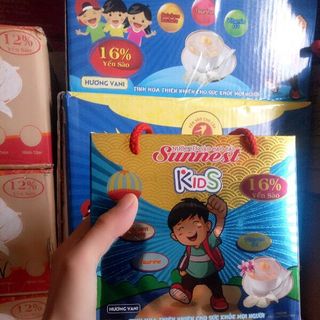 lốc 6 hủ yến xào sunnest kid 16% yến