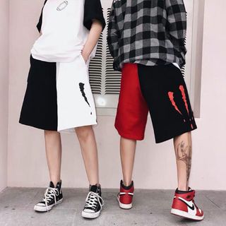 Quần short nam phối màu
