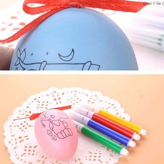 bộ trứng tô màu gồm 1 trứng và 4 bút
