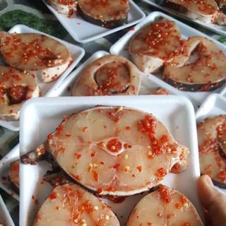 Cá bóp ướp ớt