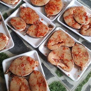 Cá bóp ướp ớt