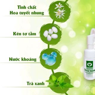 Sữa rửa mặt tẩy trang Deep snow của công ty Hapi