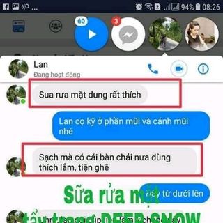 Sữa rửa mặt tẩy trang Deep snow của công ty Hapi