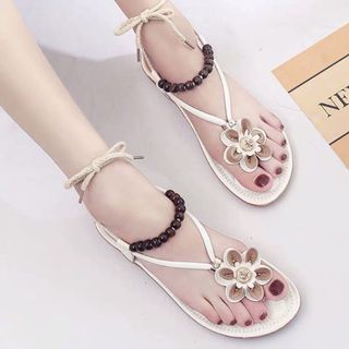 Giày sandal hoa cute