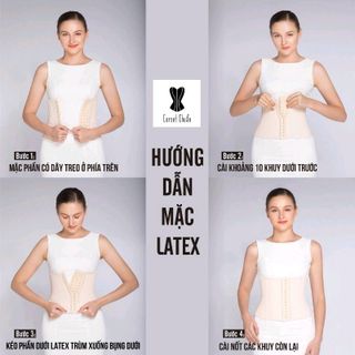 Đai siết eo giảm mỡ bụng Latex Corset Chuẩn HyLap
