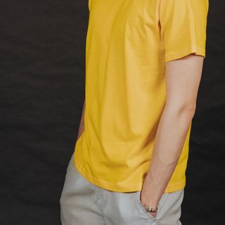 Áo thun nam thoát nhiệt Nhật Bản cam kết 100 cotton vàng giá sỉ​ giá bán buôn có 25 màu lựa chọn