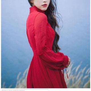 Đầm Maxi Cổ Trụ