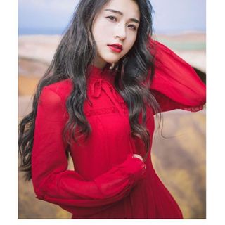 Đầm Maxi Cổ Trụ