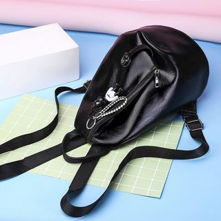 Balo Thời Trang Da Mềm Khóa Chéo Phong Cách Hàn Quốc D8073