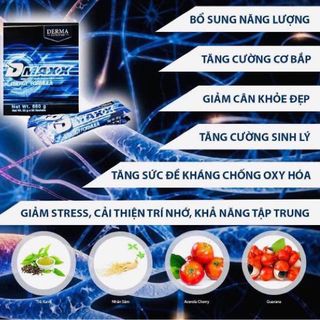 DMAXX THỨC UỐNG DINH DƯỠNG CUNG CẤP NĂNG LƯỢNG DẠNG BỘT PHA NƯỚC HỘP 30 GÓI