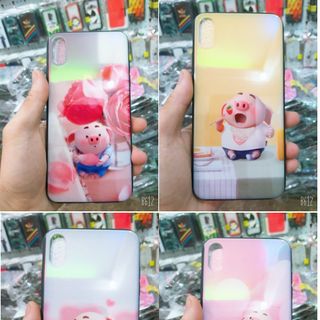 ốp heo kute bóng giả gương lưng cứng