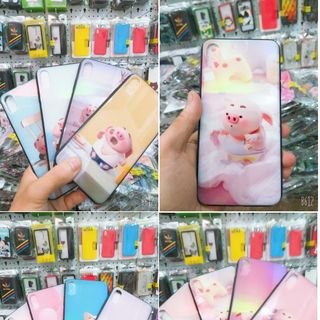 ốp heo kute bóng giả gương lưng cứng