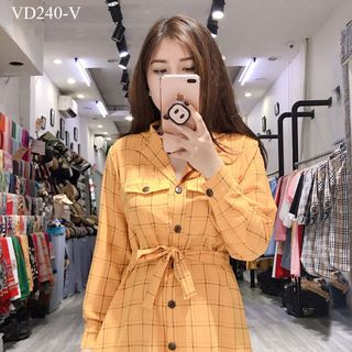 ĐẦM SƠ MI 2 TÚI ĐẮP