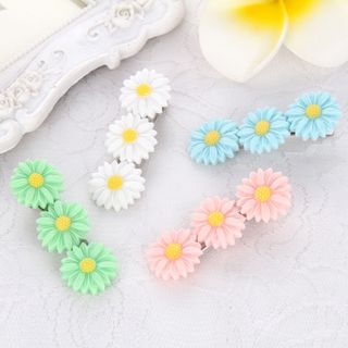Kẹp cúc họa mi 3 bông