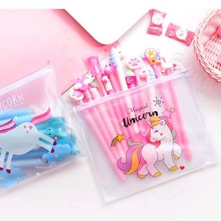 Bộ 10 Bút gel túi Unicorn giá sỉ