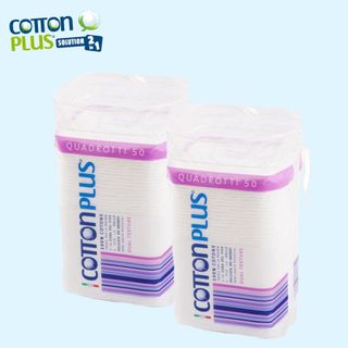 Bông Tẩy Trang Thường Cotton Plus 80 Miếng