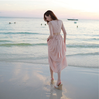 Đầm Maxi Cổ Tròn