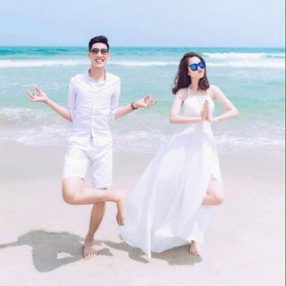 Đầm Maxi Cổ Yếm Đan Dây