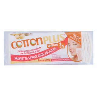 Bông Tẩy Trang Cotton Plus 2 Trong 1 Chiết Xuất Dầu Argan Vitamin E 60 miếng