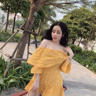đầm xô trễ vai siêu xinh