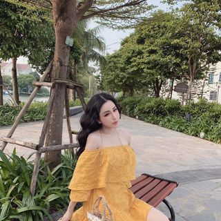 đầm xô trễ vai siêu xinh