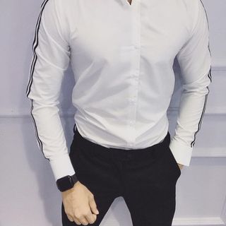 Áo sơ mi nam cổ tàu