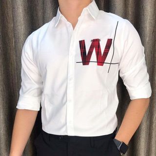 Áo sơ mi nam cổ tàu