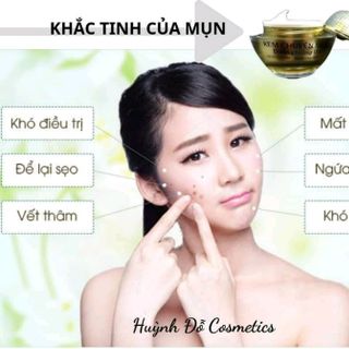 Kem trị mụn trắng da Huỳnh Đỗ