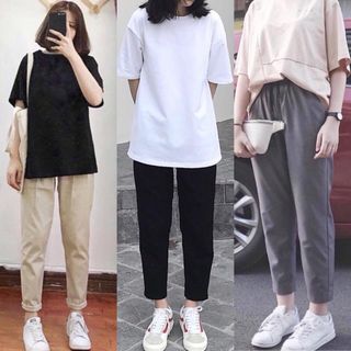 Quần baggy kaki nam/nữ giá sỉ