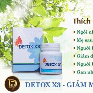 Detox X3 Thảo Dược Giảm Bụng giá sỉ