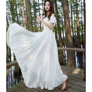 Đầm Maxi Trễ Vai A