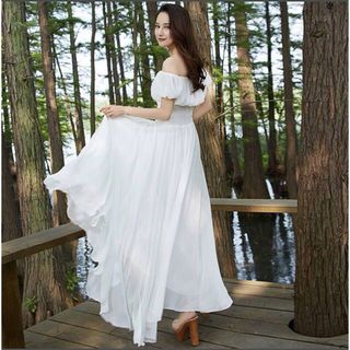 Đầm Maxi Trễ Vai A