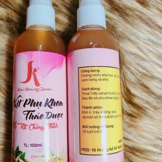 Xịt Phụ Khoa Thảo Dược Kiều Hàng Chuẩn