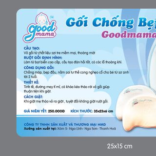 Gối Chống Bẹp Đầu Goodmama
